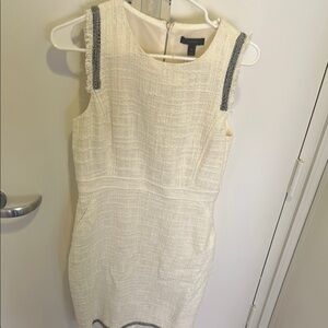 JCrew white tweed work dress brand new
